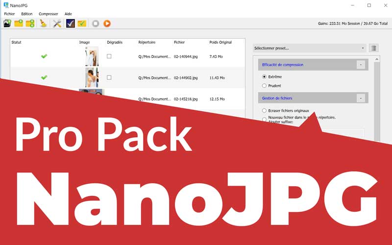 NanoJPG Pro Pack